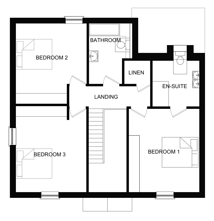 Glenidan - First Floor Layout